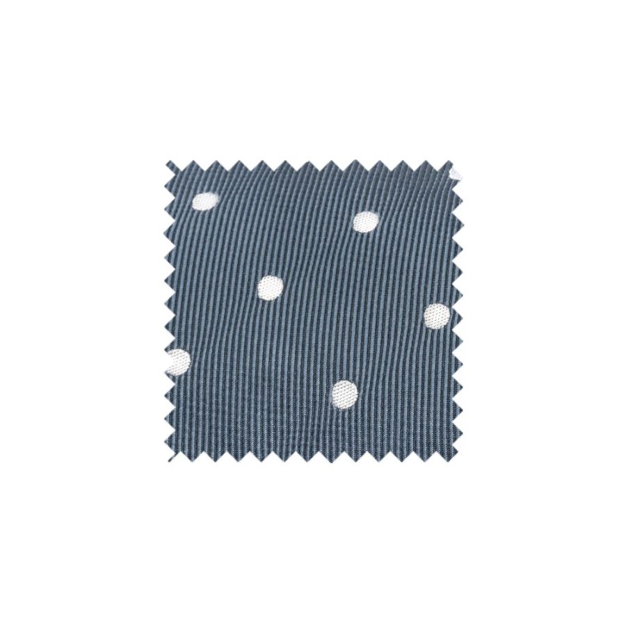 Navy Large White Spot Swatch - NYLS1