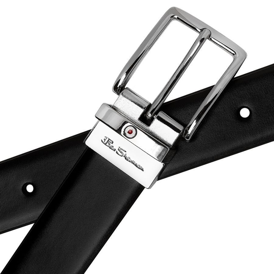 Ben Sherman Willard Reversable Belt Black and Brown