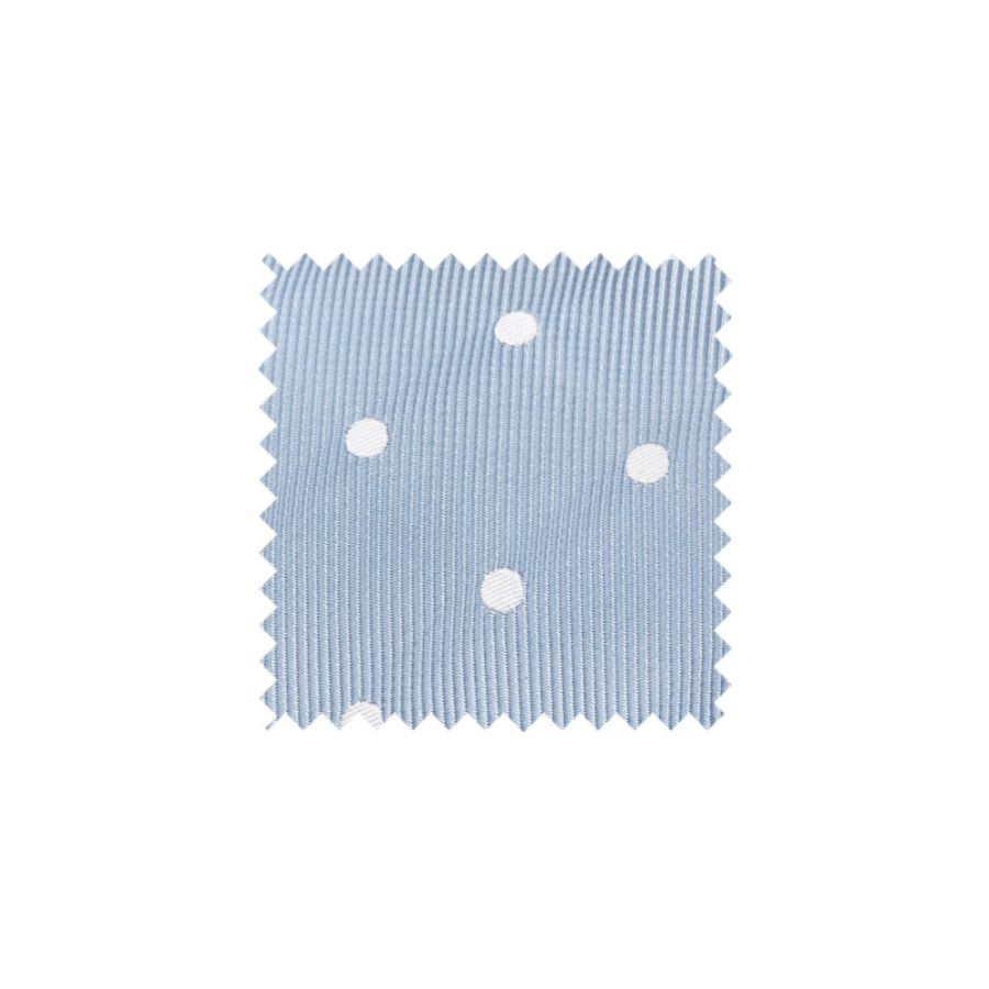 Dusty Blue Large White Spot Swatch - DBLS1