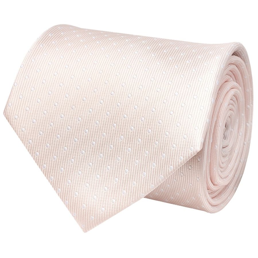 Blush Polka Dot Classic Men's Tie