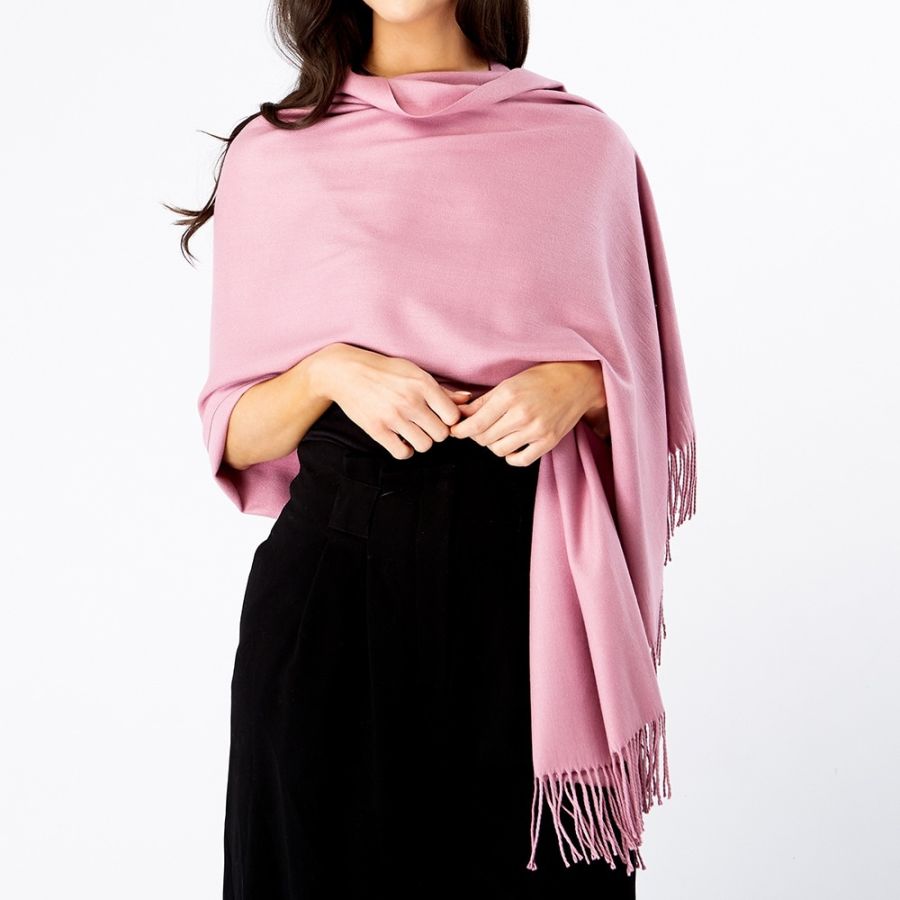 Dusty Pink Pashmina 