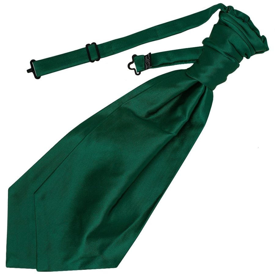 Bottle Green Satin Men's Cravat Tie
