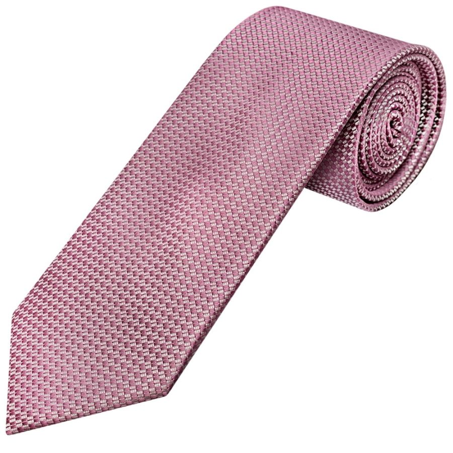Dusty Pink Textured Classic Tie