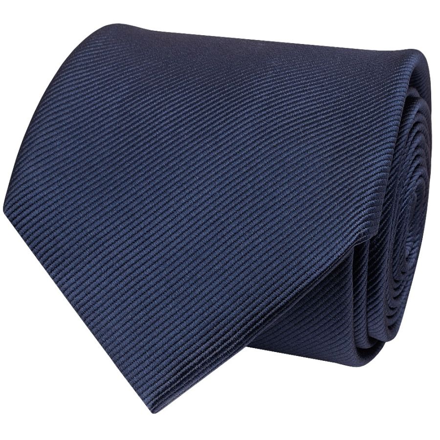 French Navy Silk Twill Classic Men's Tie