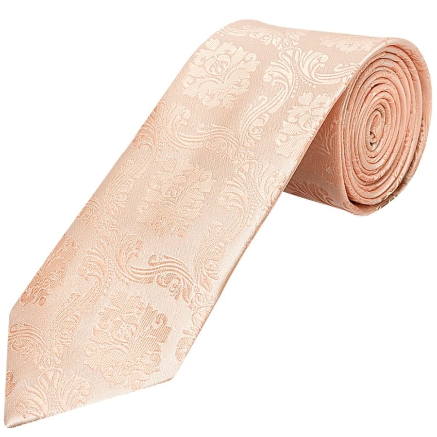 Light Peach Paisley Classic Men's Tie