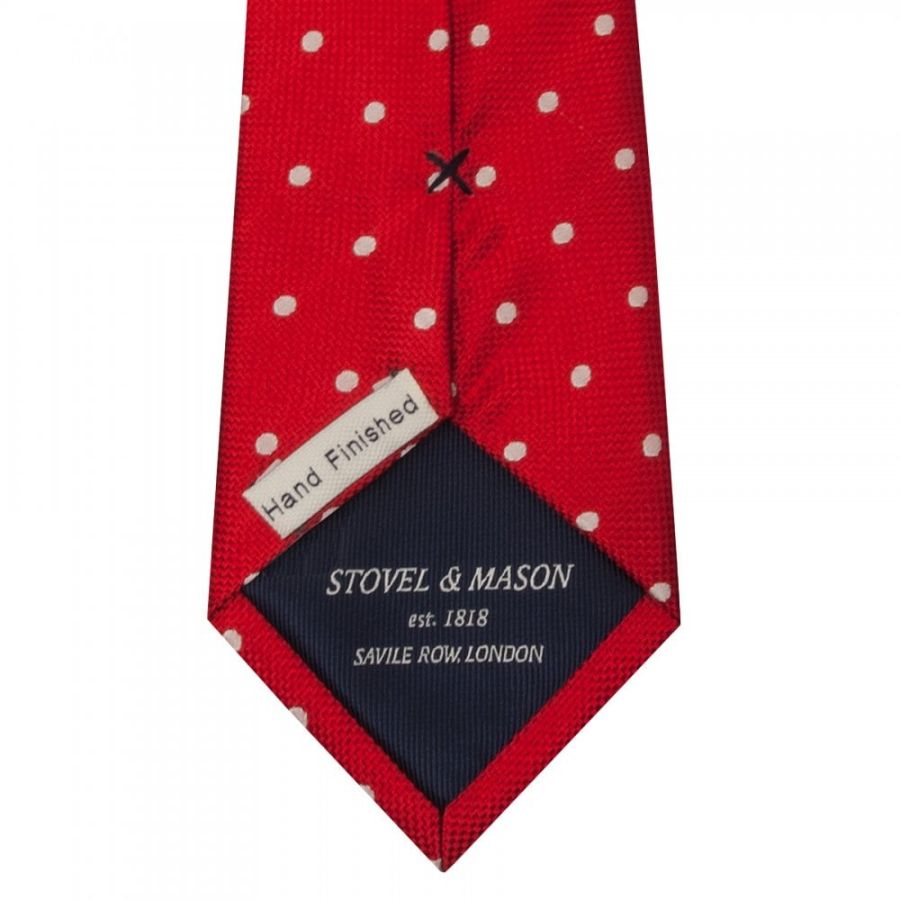 Red Spot Silk Classic Men's Tie