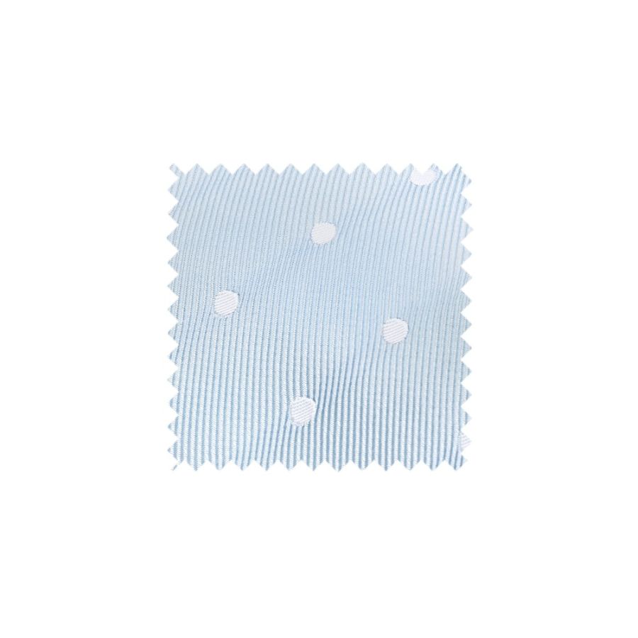 Light Blue Large White Spot Swatch - LBLS1