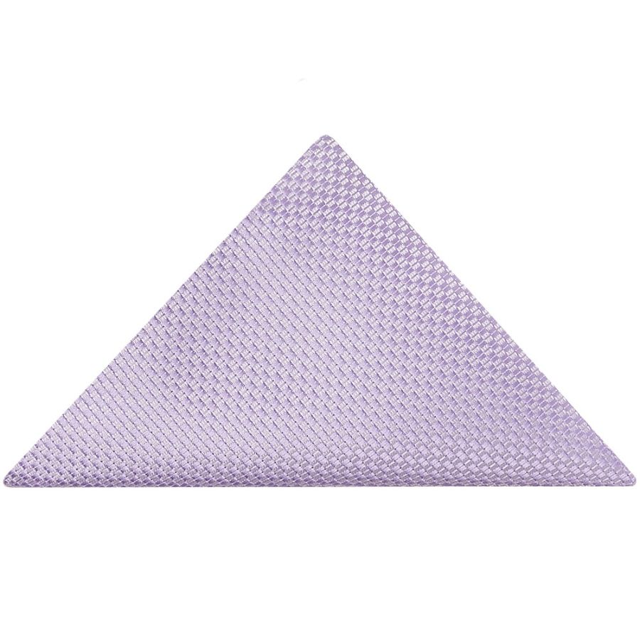 Lilac Textured Pocket Square