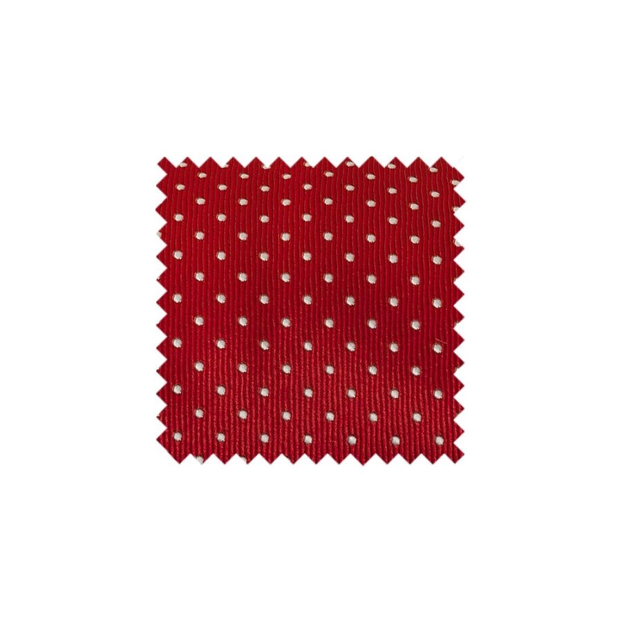 Red and White Polka Dot Swatch - RDPD1