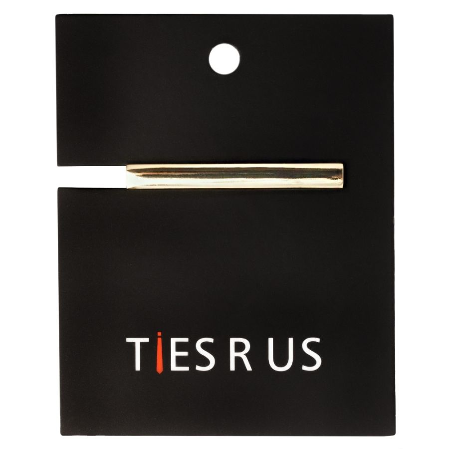 Plain Gold Metal Bar Tie Clip