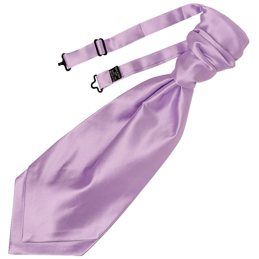 Lavender Satin Men's Cravat Tie