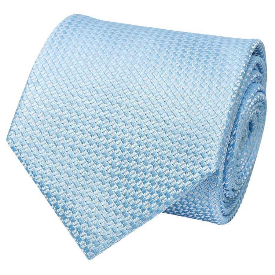 Dusty Blue Textured Classic Tie
