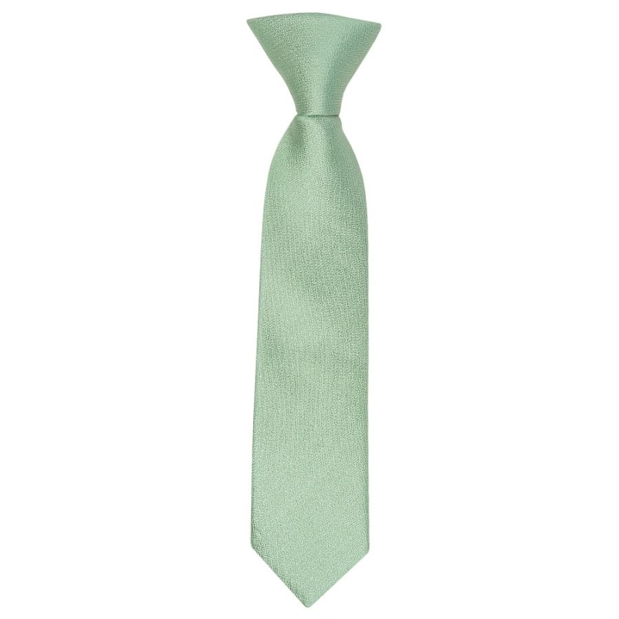 Pre Tied Sea Grass Silk Boys Tie Age 4-7