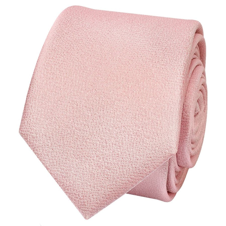Plain Dusty Rose Silk Skinny Boys Tie
