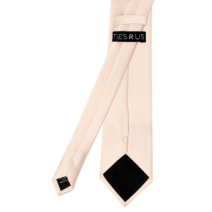 Plain Blush Satin Classic Men's Tie