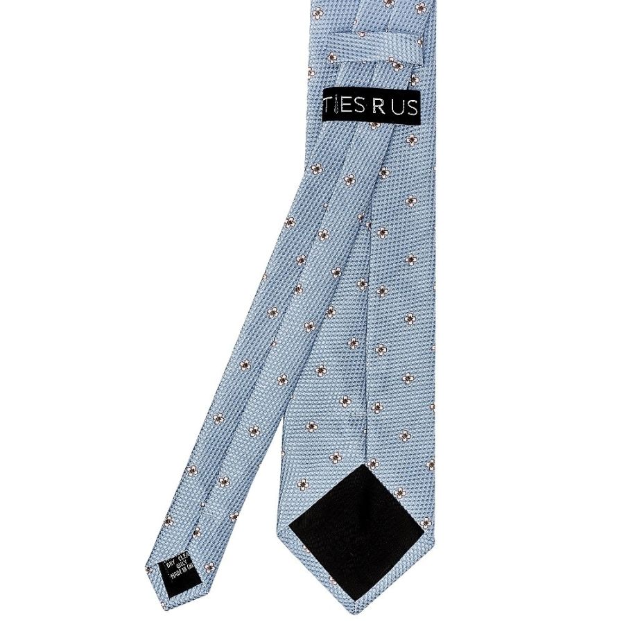 Blue Petal Classic Men's Tie and Pocket Square Set