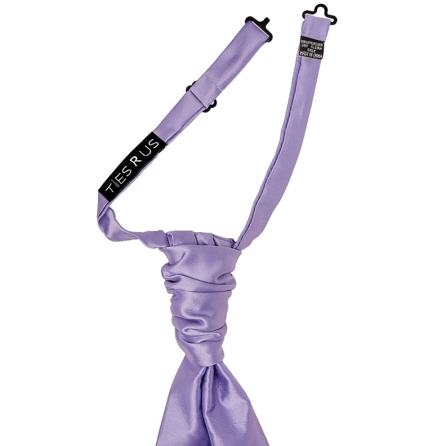 Lilac Satin Men's Cravat Tie