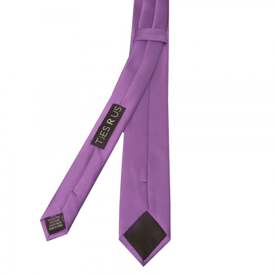 Cadburys Purple Satin Boys Tie