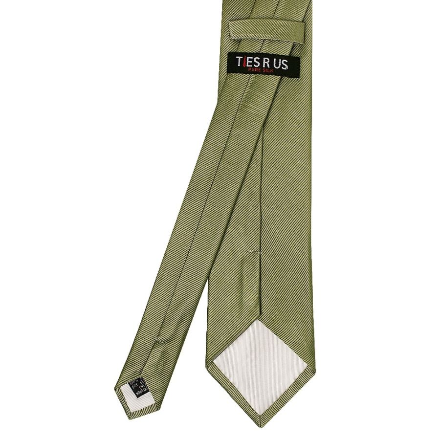 Khaki Twill Classic Silk Men's Tie