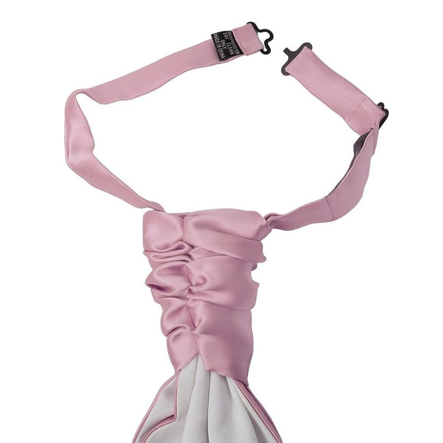 Plain Light Dusty Pink Satin Men's Cravat Tie