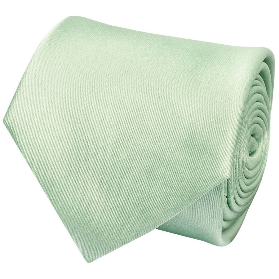Pale Mint Satin Classic Men's Tie