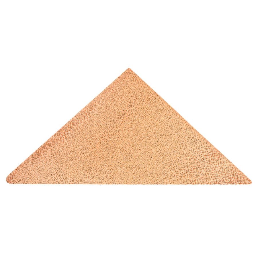 Plain Peach Textured Silk Classic	Men's Tie and Pocket Square Set