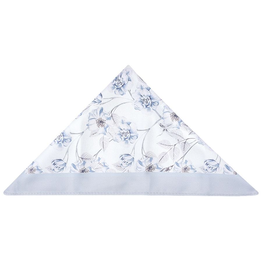 Classic Blue Mens Tie with Pocket Square and Lapel Pin Set