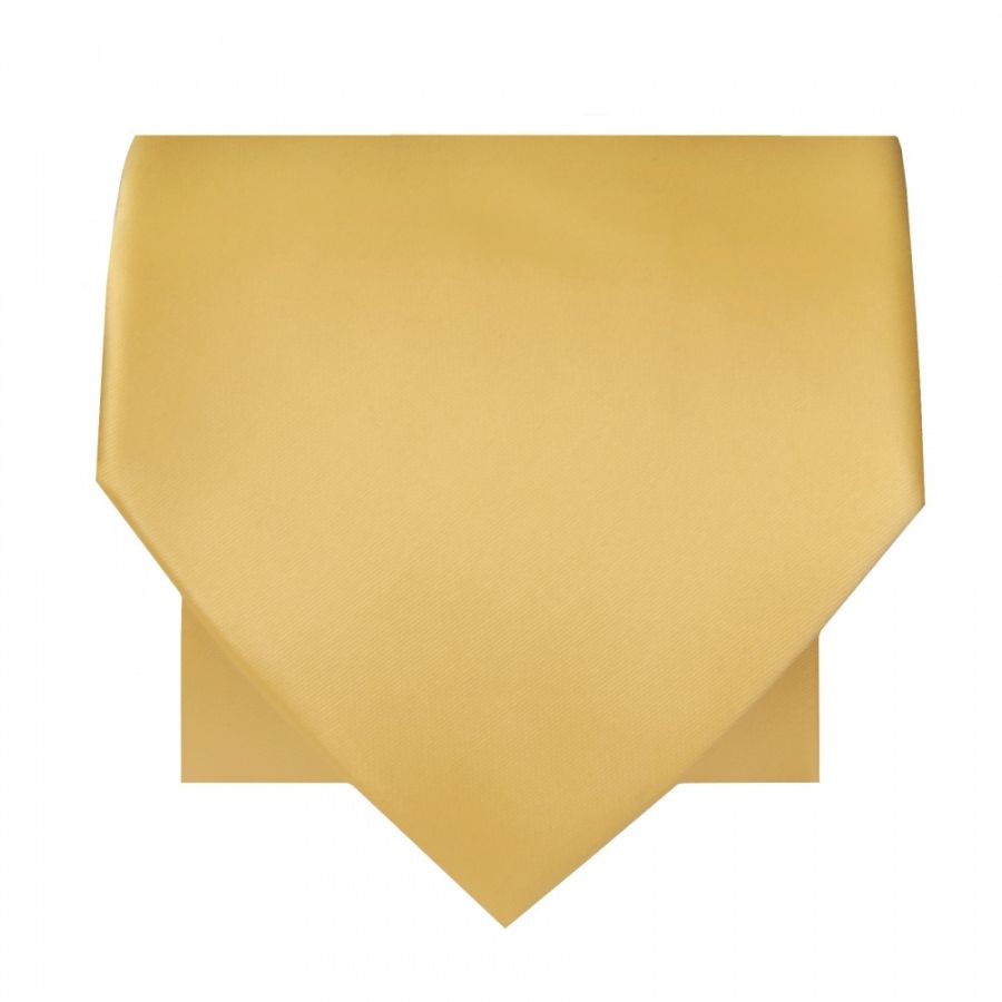 Plain Gold Satin Classic Men's Tie