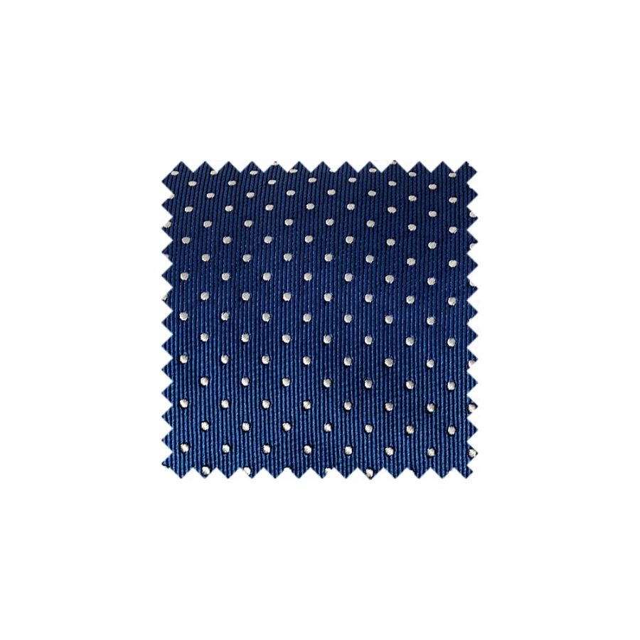 Blue and White Polka Dot Swatch - BLPD1