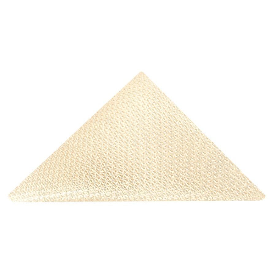 Ivory Textured Pocket Square