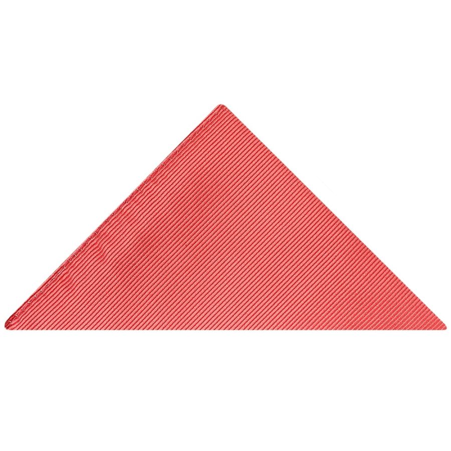 Salmon Pink Silk Twill Classic Mens Tie and Pocket Square Set