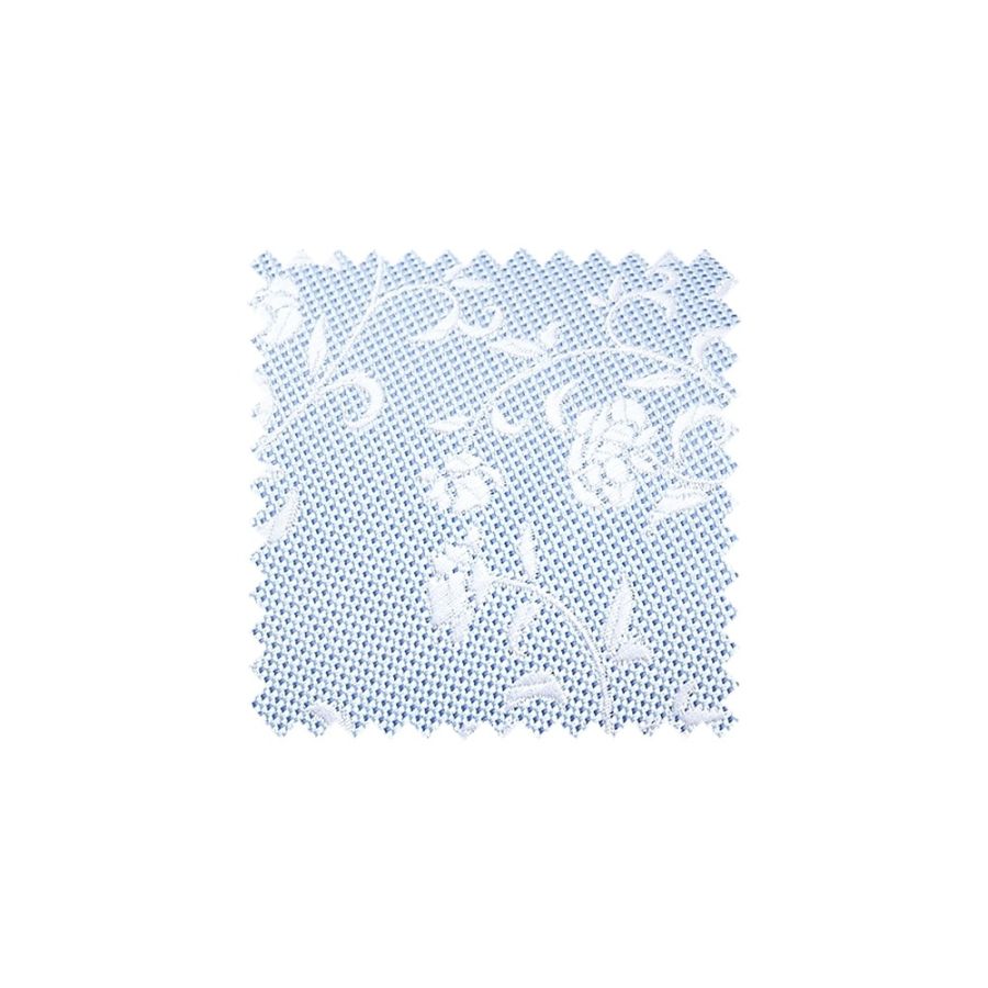 Sky Blue and White Floral Swatch - SBTT1
