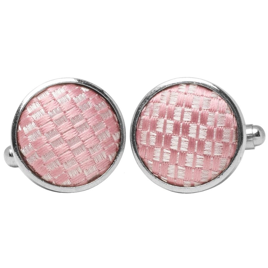 Rose Gold Textured Cufflinks