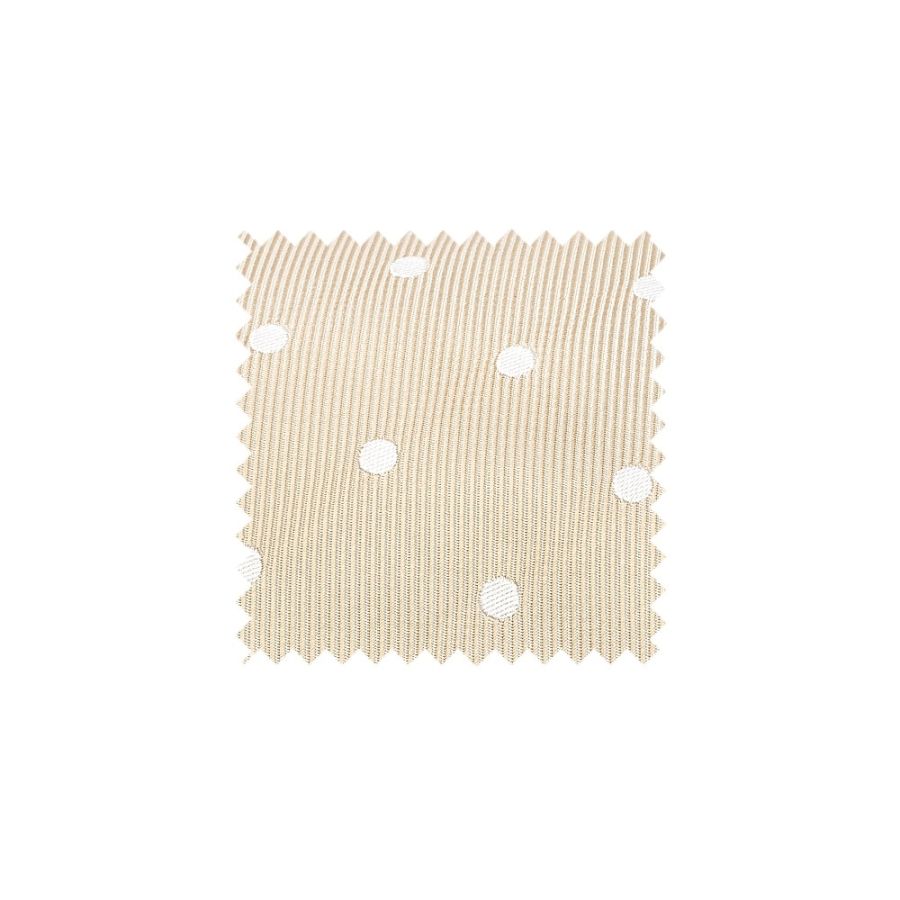 Champagne Large White Spot Swatch - CPLS1