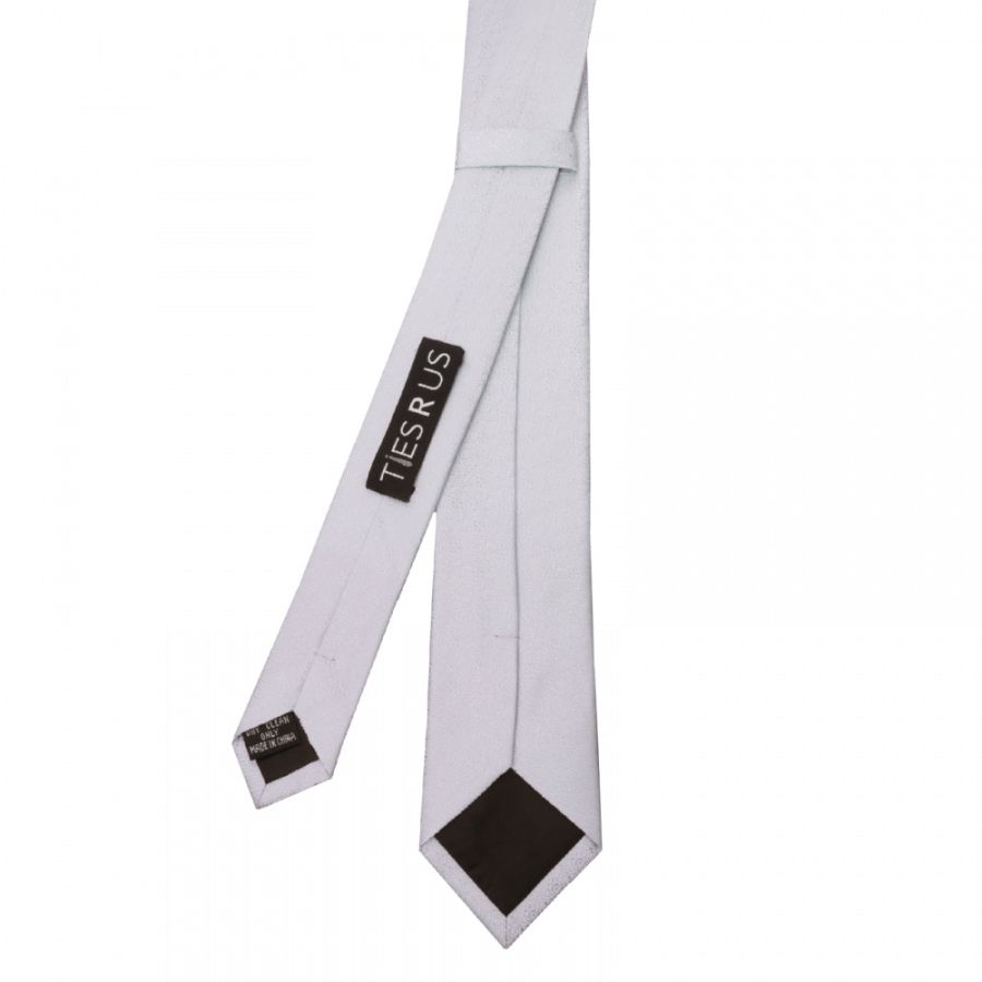 Lilac Self Floral Textured Silk Skinny Men's Tie