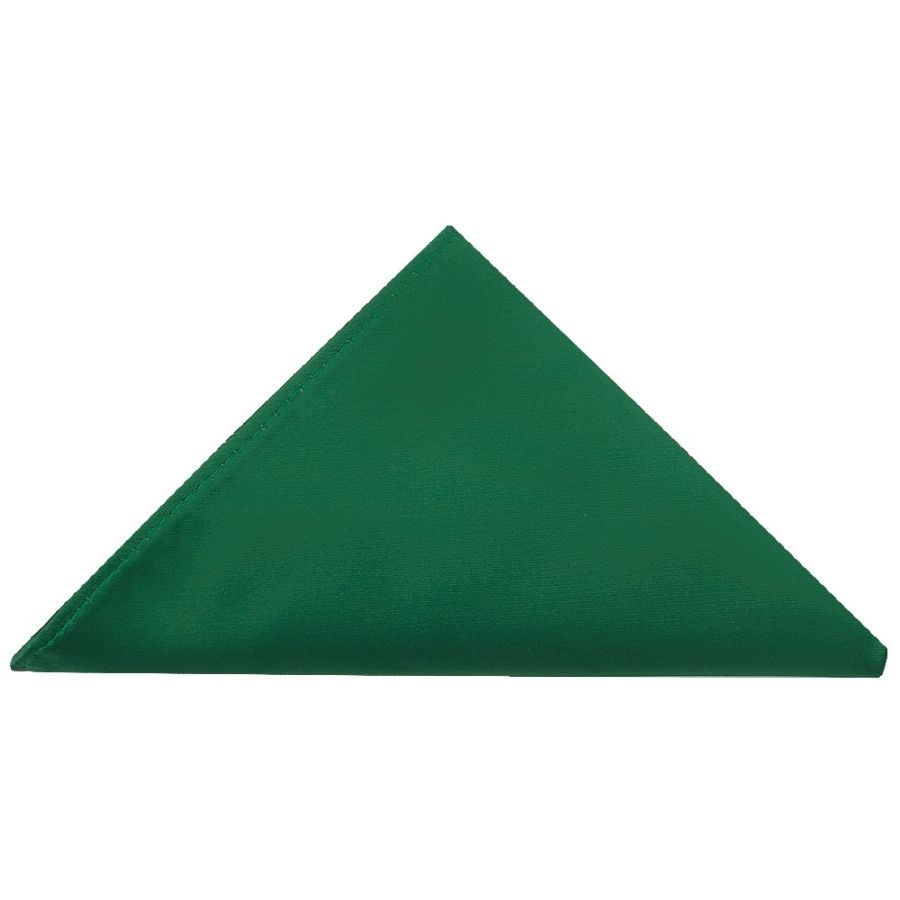 Forest Green Satin Pocket Square