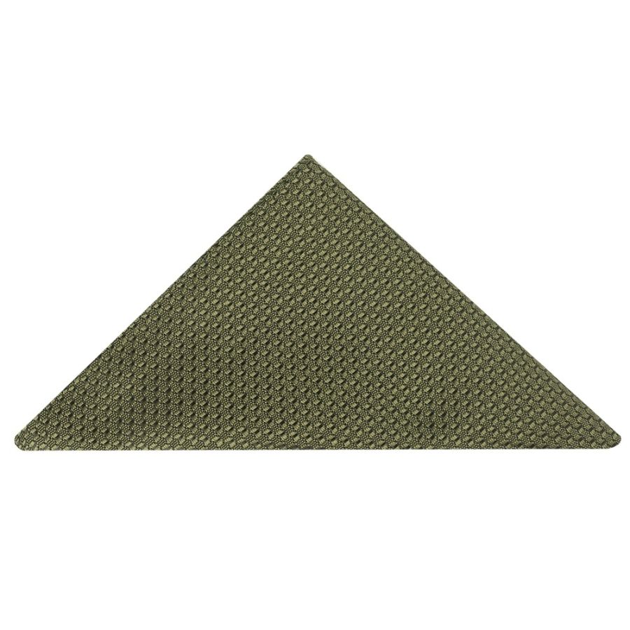 Olive Green Textured Pocket Square