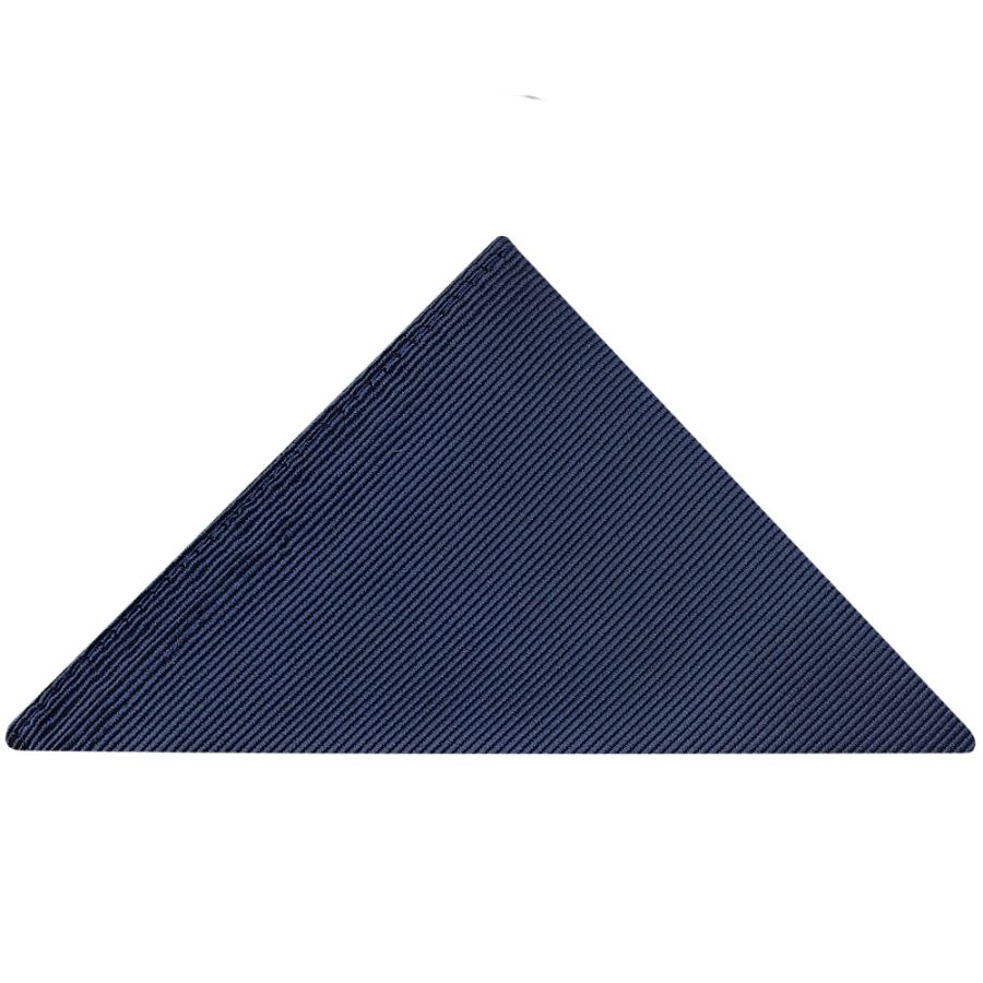 French Navy Silk Twill Pocket Square