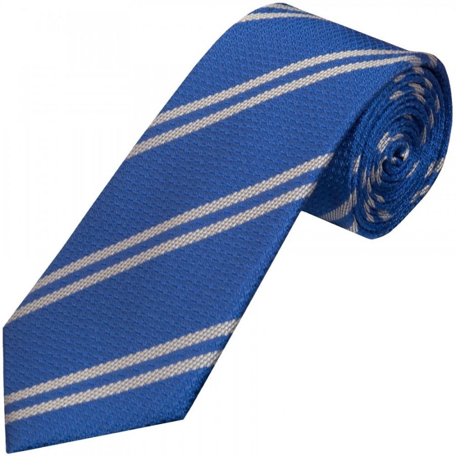 Royal Blue Stripe Silk Classic Men's Tie