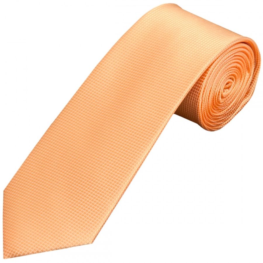 Peach Diamond Classic Men's Tie