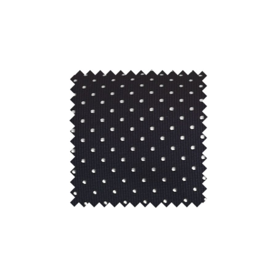 Navy Blue and White Polka Dot Swatch - NYPD1