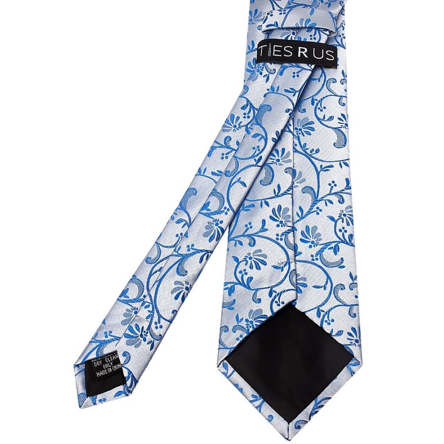 Royal Blue Floral Classic Men's Tie