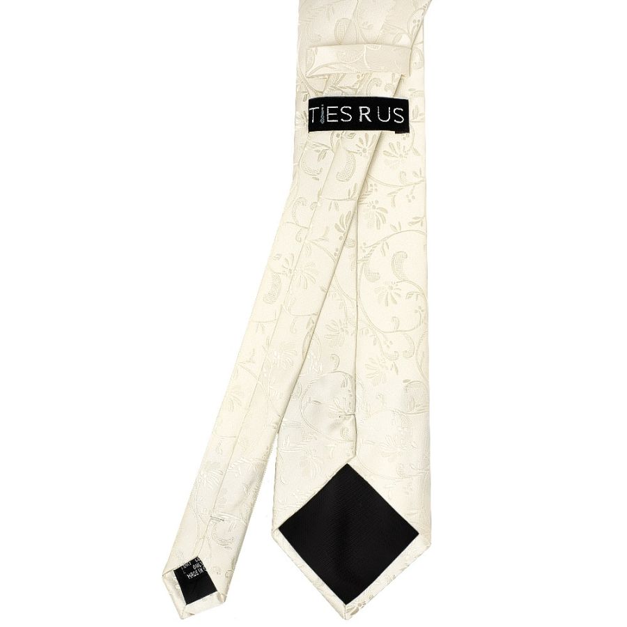 Ivory Floral Classic Men's Tie