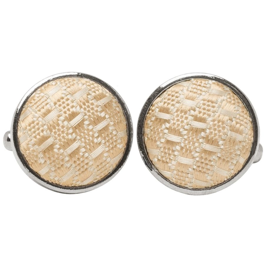 Gold Textured Cufflinks