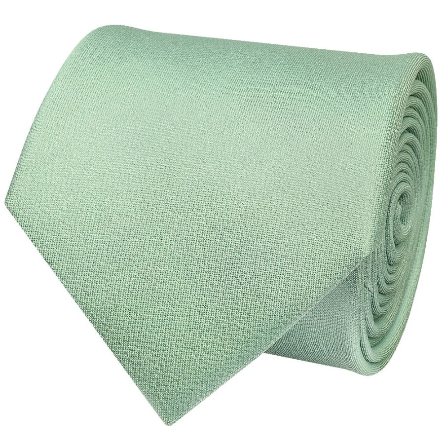 Plain Sea Grass Silk Classic Men's Tie