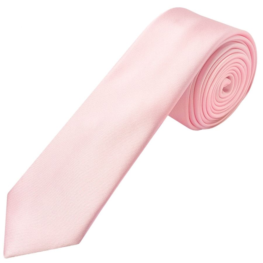 Baby Pink Satin Boys Tie