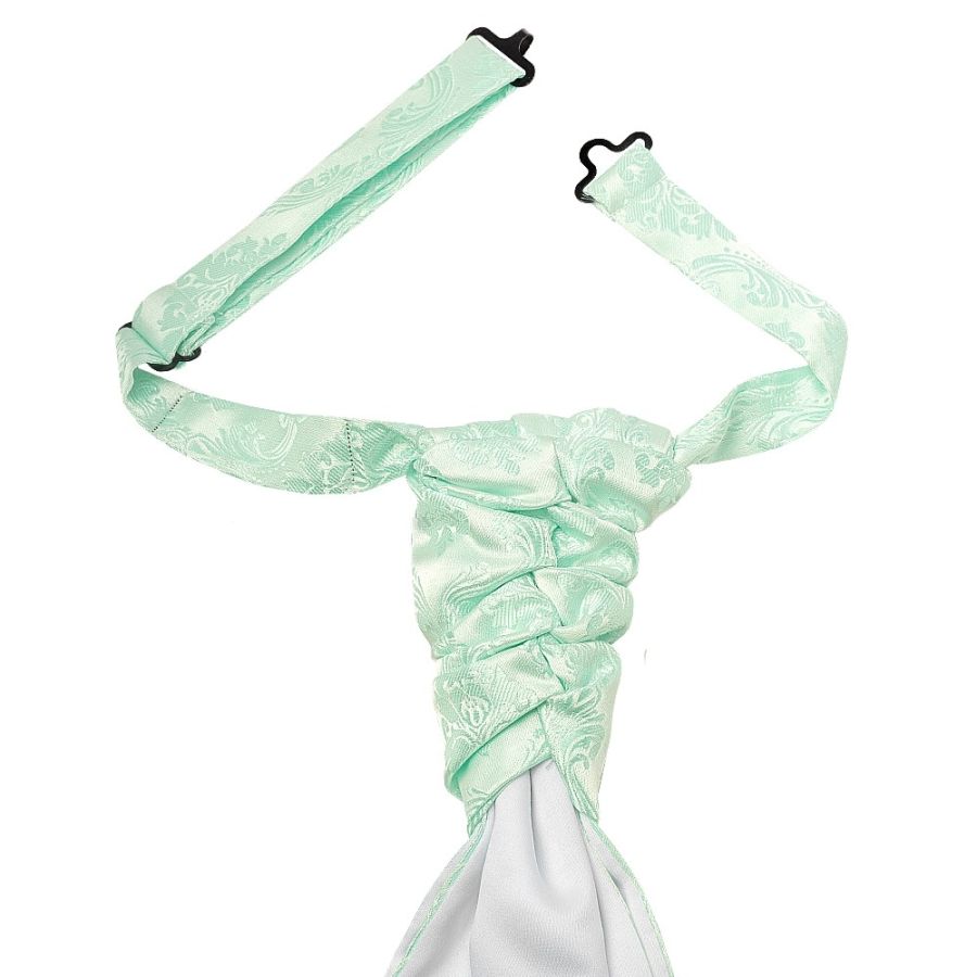 Mint Paisley Men's Cravat Tie