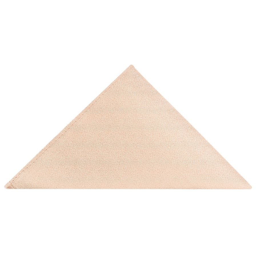 Plain Nude Silk Pocket Square
