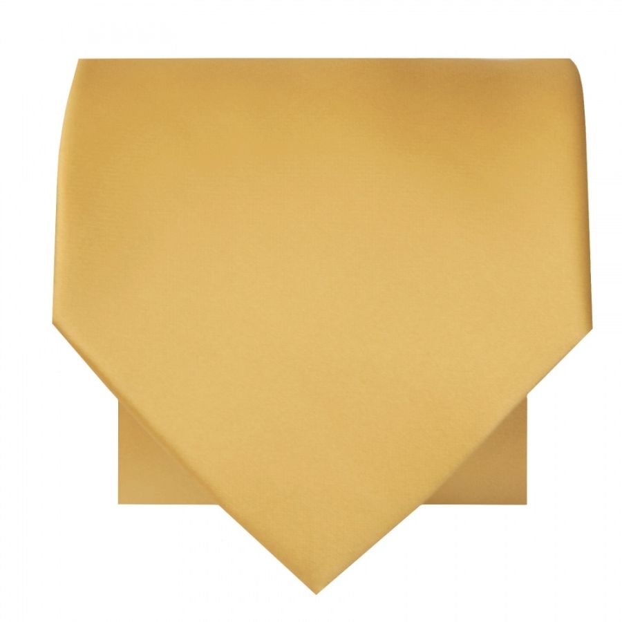 Plain Caramel Satin Classic Men's Tie