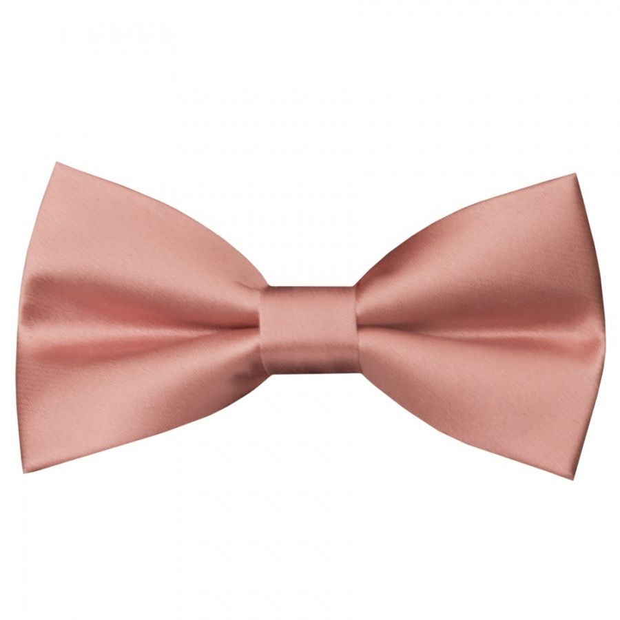 Pre Tied Dusty Rose Satin Silk Boys Bow Tie Age 4-7